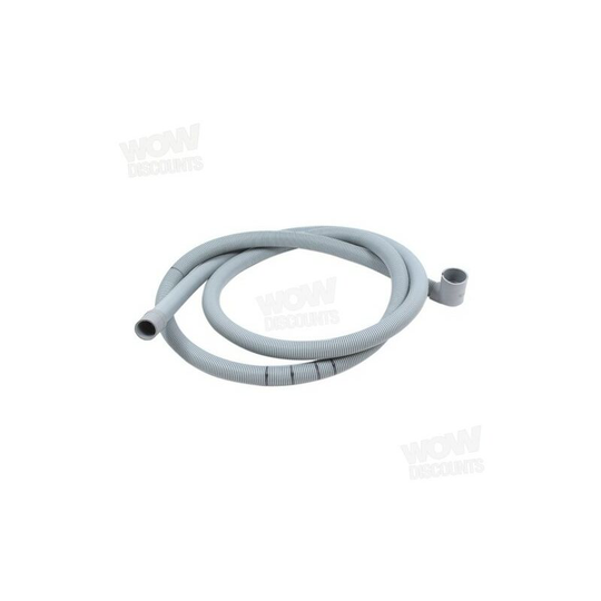 2.4m. Drain Hose 22mm End Right Angle End 30mm, Internal Dia.s' 42074837 - Grey - Genuine
