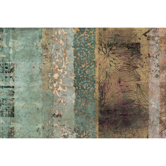 Lotus Patina I - Wrapped Canvas Art Prints