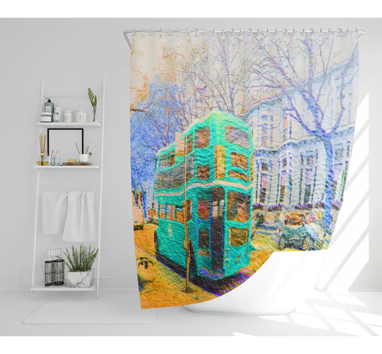 Dilshod Polyester Shower Curtain Set
