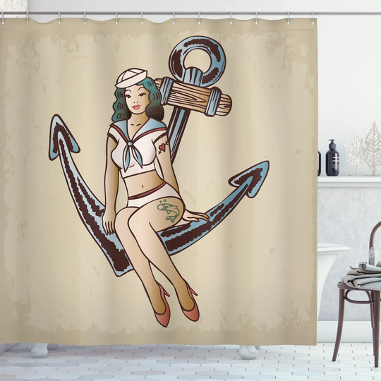 Bhatari 13 Piece Polyester Shower Curtain Set