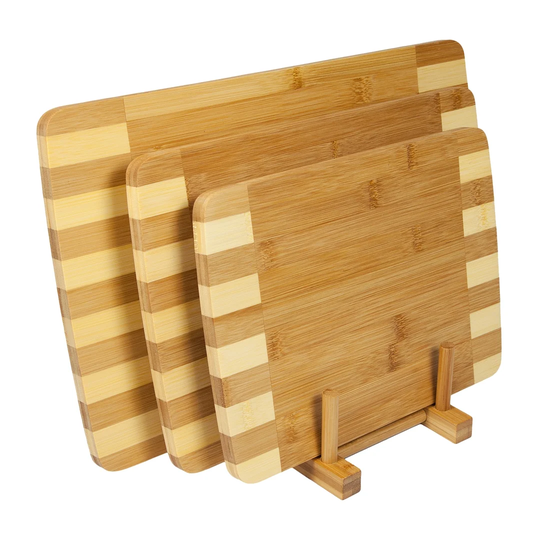 Bamboo 4 Piece Chopping Board Set