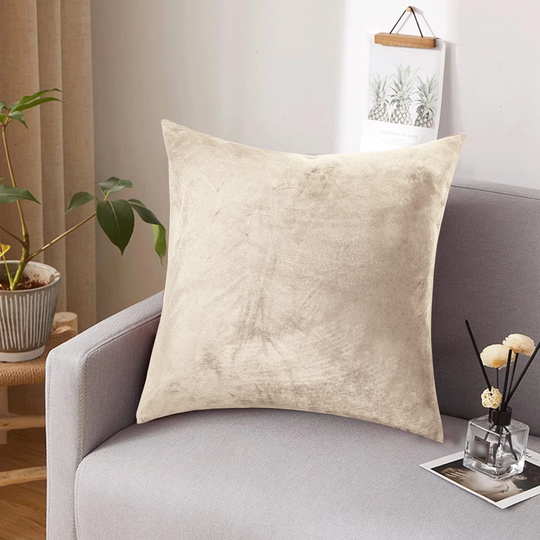 Fernelius Off White Square Scatter Cushion Cover