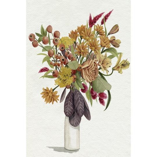 End Of Season Bouquet II - Painting