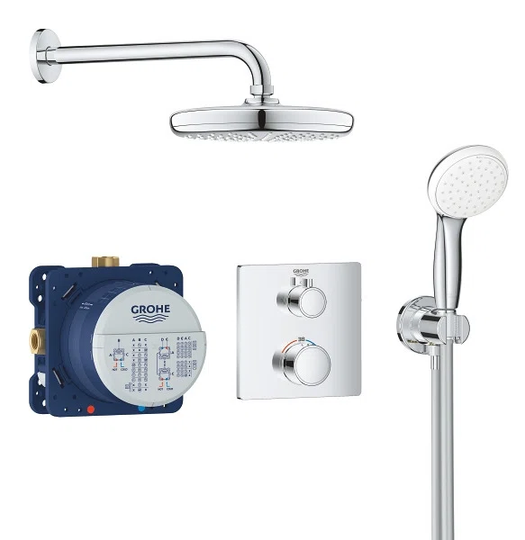 Tempesta Thermostatic Shower with Handheld Shower Head