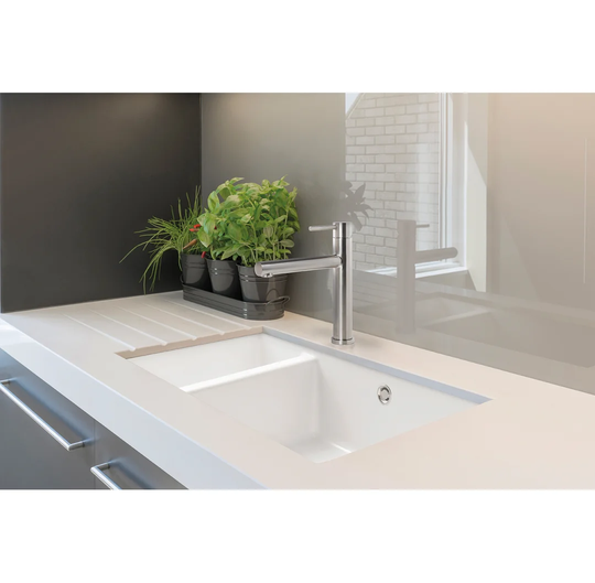 Friska 54.5cm x 44cm Double Bowl Undermount Kitchen Sink