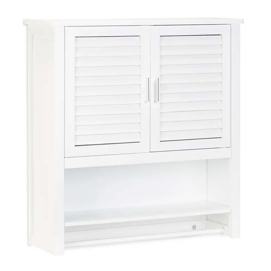 Tatum Bamboo 62.5Cm W x 66Cm H x 20Cm D Solid Wood Wall Mounted Bathroom Cabinet