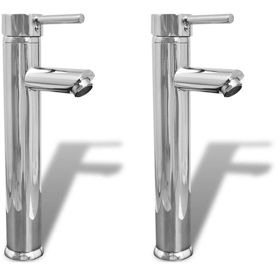 Bathroom Faucet Mixer Taps 2 pcs Chrome