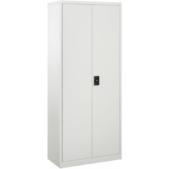 Vinsetto - Filing Cabinet Storage Office 2 Doors Adjustable Shelf Metal Furniture - Cream White