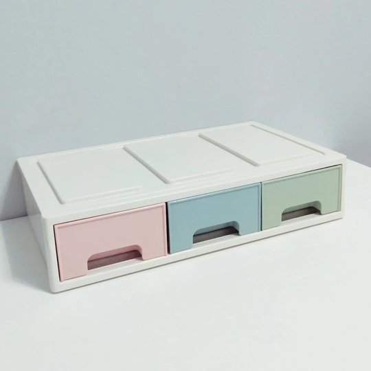 Sarte Small Desk Storage Box - 3 Drawer
