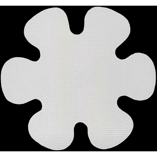 Perlerare - Premium Non Slip Squeegee Tub Stickers - White Flakes
