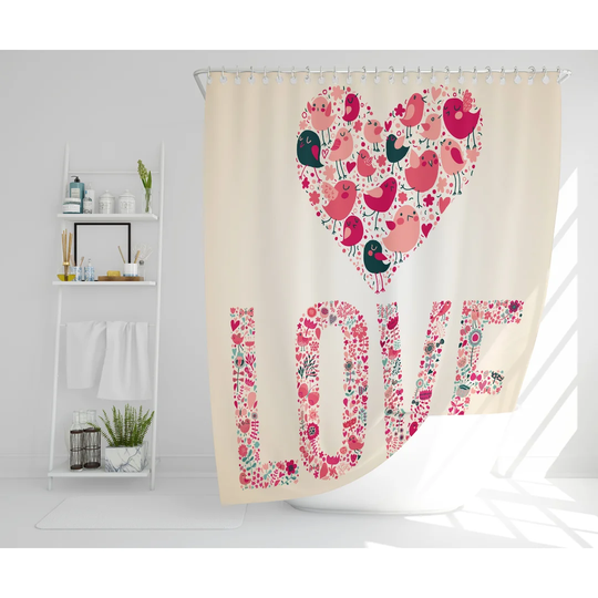 Herwig Polyester Shower Curtain