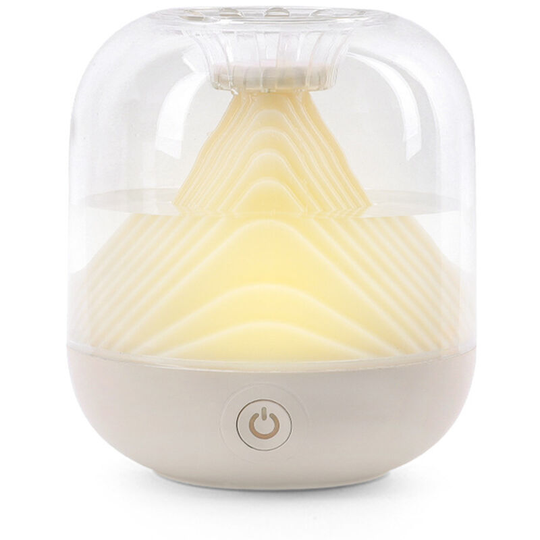 Humidifier Mini Desktop Aromatherapy 1800mAh usb Atmosphere Lamp 700ml Large Capacity Home Humidifier Bedroom Air Purifier - White