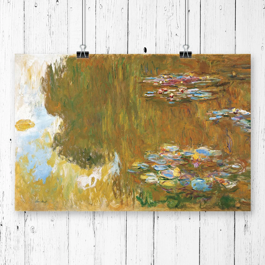 'The Water Lilly Pond -2' by Claude Monet Printing Print