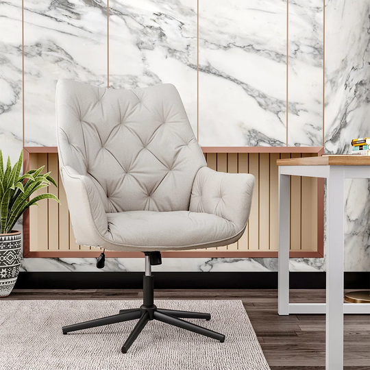 Othello 74Cm Wide Velvet Swivel Lounge Chair