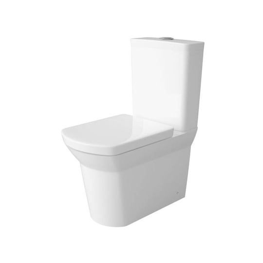 Maya Flush to Wall Toilet with Cistern - Soft Close Seat - Hudson Reed