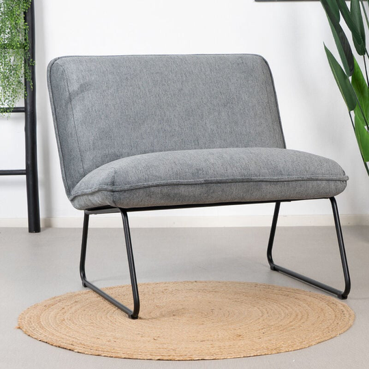 Modern Armchair Merle Anthracite - Anthracite