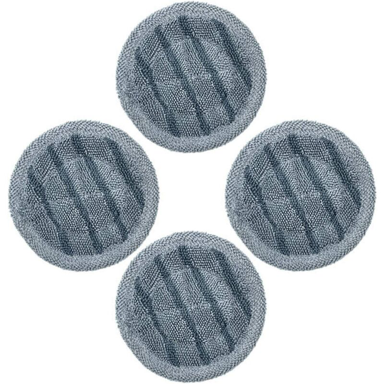 Perleraregb - 4 Pieces Vacuum Cleaner Cleaning Cloth Mop Pads for V7 V8 V10 V11 Electric Vacuum Cleaner Replacement Accessory