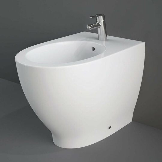 Rakceramics - rak Moon Back to Wall Bidet 560mm Projection 1 Tap Hole (Tap Not Included)
