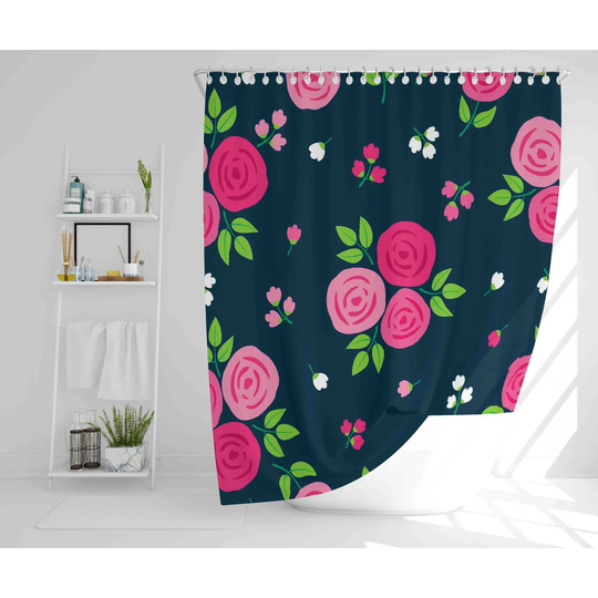 Bort Polyester Shower Curtain Set