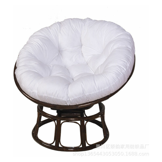 Garden Cushion Removable Armchair Cushion for Indoor OutdoorPapasan Chair Cushion Hanging Chair CushionRound Round Papasan Seat Cushion Rattan