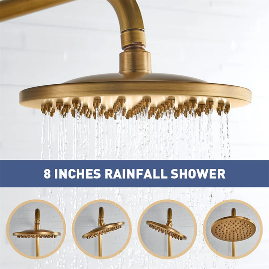 Pottsgrove Thermostatic Shower with Rain Shower Head