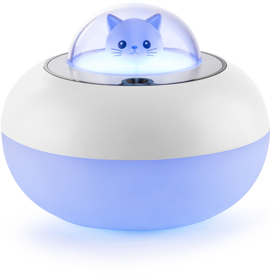 Ilovemilan - 400ML Cool Mist Humidifiers, Independent Power Adapter 28dB Quiet 30H Working Time Auto Shut Off (White)