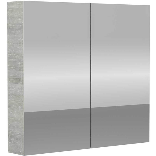 Napoli Molina Ash 800mm Wall Mounted Mirrored Cabinet - Molina Ash
