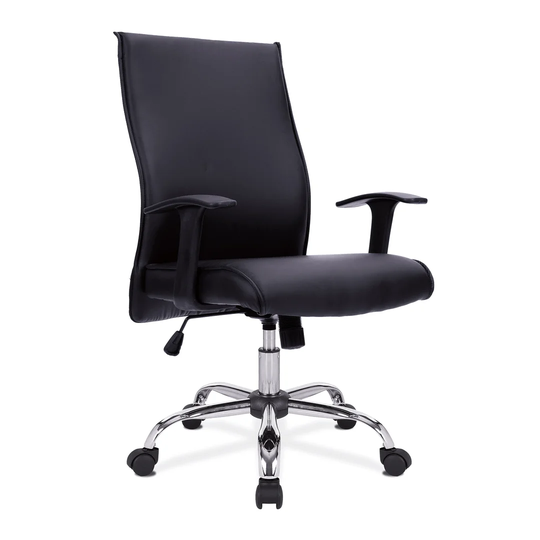 Shirttail High-Back Executive Chair with Lumbar Support