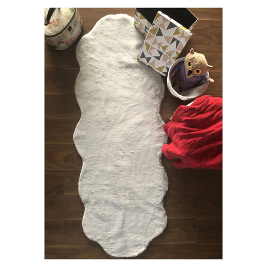 Ottosen Power Loom White Rug