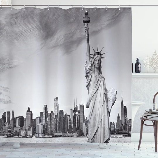 Belmira Polyester Shower Curtain Set