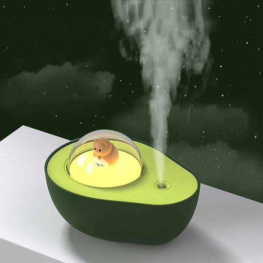 Perleraregb - Avocado usb Portable Air Humidifier for Office, Bedroom Green