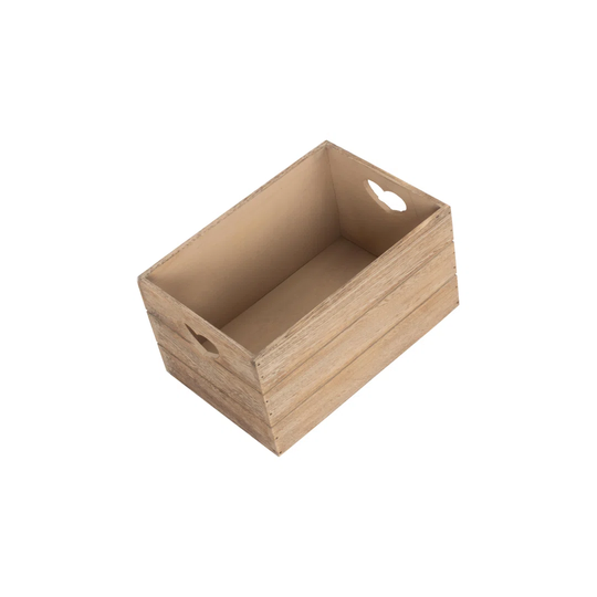Hear Cut Out Wood Basket