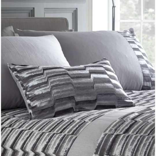 Delavan Geometric Bolster Cushion with Filling