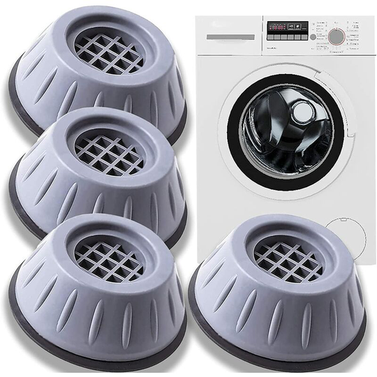 4 Pieces Washing Machine Foot Pads Washing Machine Foot Pads Universal Washing Machine Feet Pedestal Stabilizer for Washing Machine Refrigerator (4cm)