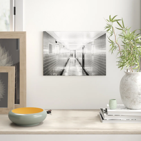 'Architecture Tiled Hallway' Graphic Art