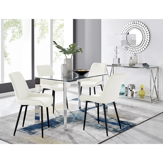 Wescosville 4 - Person Dining Set