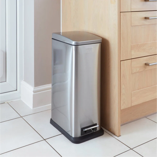 Steel 20 Litre Step On Rubbish Bin