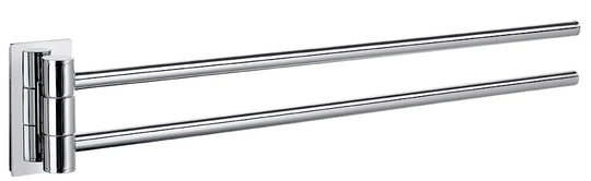 44cm Wall Mounted Double Towel Rail