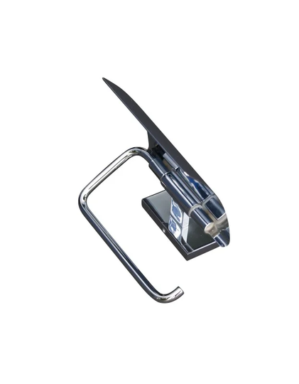 Yulia Wall Mounted Toilet Roll Holder with Lid