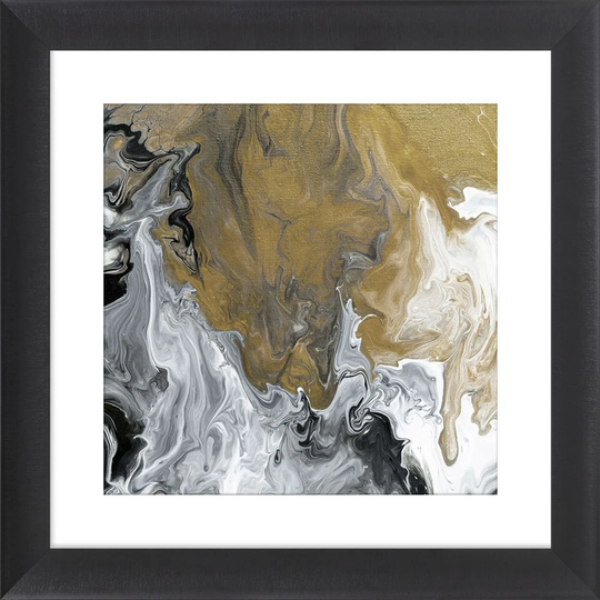 Acrylic Gold Paint II - Picture Frame Graphic Art