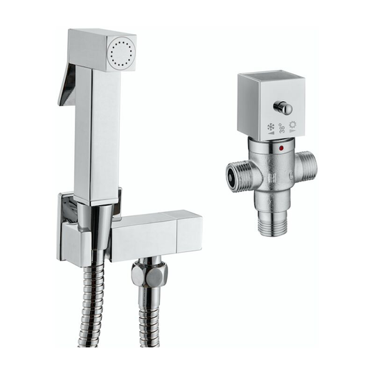 KBK-042 thermostatic douche bidet kit - Chrome - Keenware