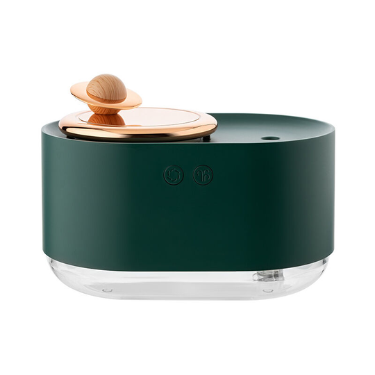 Ilovemilan - Humidifiers for Bedroom, Portable Small Desktop Air Humidifier with Night Light, usb Personal Mini Rotating Planet Humidifiers for Baby