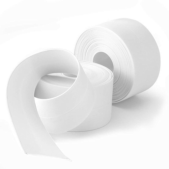 Sunflowergb - 2 Pack Caulk Strips, 1.5x10ft Bathtub Self Adhesive Caulk Tape, Sealing Tape for Kitchen Countertop, Sink, Bathroom, Toilet and Tub.