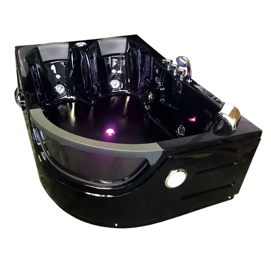 Pegaso Whirlpool Bath Tub Spa Corner Bath Bathtub Hot Tub 180 x 120 cm