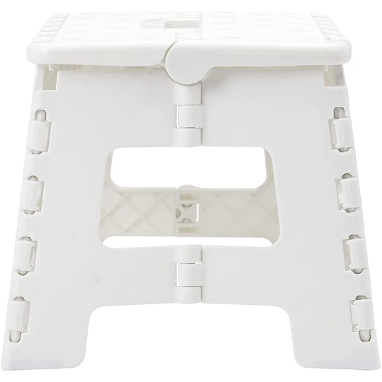 Taylor & Brown Multi-purpose Anti-slip Folding Plastic Step Stool, 9 Inch 22cm Height Compact Foldable Stool For Kids & Adults, Kitchen Garden Bathroo