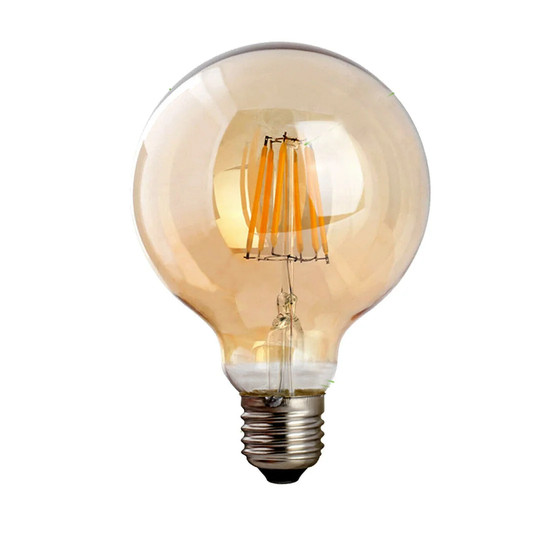 Globe 95 Dimmable LED E27 Screw Bulb 8W 3 Pack