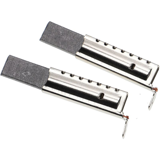 vhbw 2x Carbon Brush Motor Brush 5 x 12.5 x 32 mm compatible with Beko 6215826000, 6216821000, 7100070200, 6225202000 washing machine / dryer