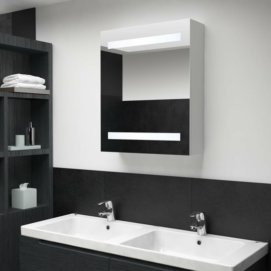Led Bathroom Mirror Cabinet 50x14x60 cm VDTD25412 - Topdeal