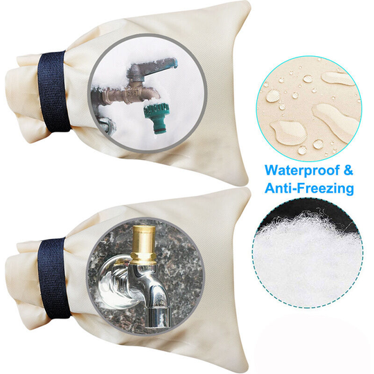 2PCS Outdoor Faucet Cover Antifreeze Cover for Winter Faucet, Outdoor Faucet Cover, Waterproof Garden Faucet Cover, Garden Faucet Protection to