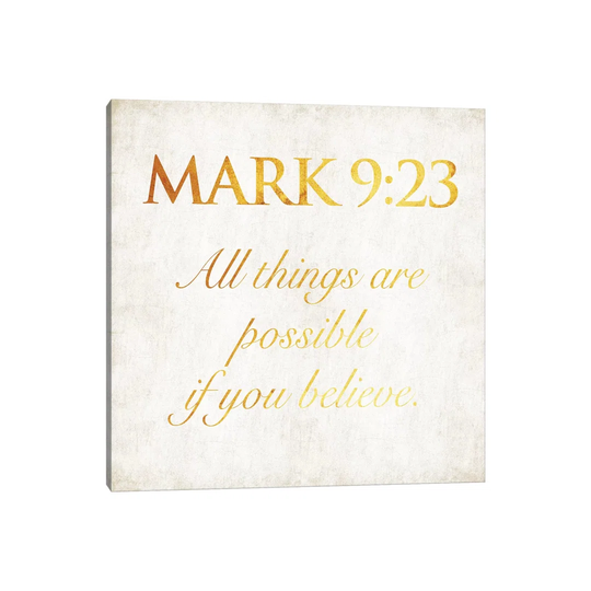 Mark by Jace Grey - Wrapped Canvas Typography